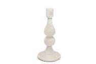 KAYA WHITE CANDLE HOLDER 11X23CM