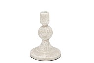 KAYA WHITE CANDLE HOLDER 11X15CM