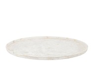 COASTER KAYA WHITE TRAY METAL 56X2CM