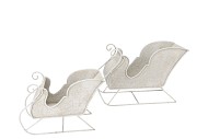 KAYA WHITE SLEIGH S/3 40X16X26/29X13X20/24X9X15CM