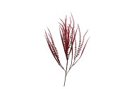 SILK OLD GRASS BURGUNDY SINGLE STEM 70CM