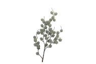 SILK OLD CEDAR GREEN SINGLE STEM WITH FLOCKING 69CM