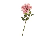 SILK OLD DAHLIA PINK SINGLE STEM 68CM