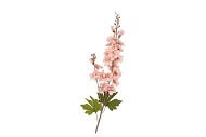 SILK OLD DELPHINIUM CORAL PINK SINGLE STEM 86CM