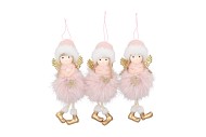 LOULOU PINK X-MAS HANGER GIRL ASS 8X8X19CM