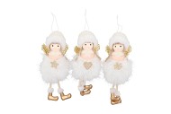 LOULOU WHITE X-MAS HANGER GIRL ASS 8X8X19CM