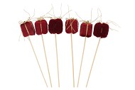 PICK JOYFUL RED X-MAS PRESENT ASS 50CM P/1