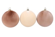 JOYFUL SAND X-MAS BALL VELVET ASS 30CM P/3
