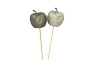 PICK SHINE GREEN GLITTER APPLE ASS 6X40CM