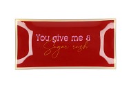 PLATE RECTANGLE YOU GIVE ME 20X10X2CM