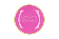PLATE ROUND WIE ZOET IS 18X18X2CM