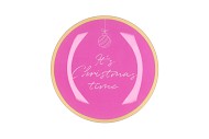 PLATE ROUND ITS CHRISTMAS TIME 18X18X2CM