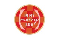 PLATE ROUND IN MY MERRY ERA 18X18X2CM