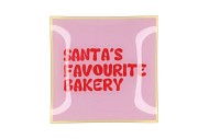 PLATE SQUARE SANTAS FAVOURITE 18X18X2CM