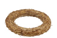 WREATH STRAW D30XH5CM SET OF 10