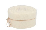 RIBBON FELT 5M X70MM OFF WHITE