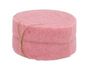RIBBON FELT 5M X70MM MARBLE ROSE