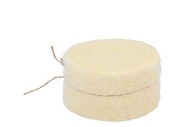 RIBBON FELT 5M X70MM LIGHT YELLOW
