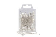 FLORISTRY PEARL PIN 8X65MM WHITE P/55
