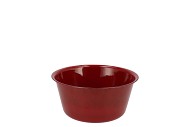 ZINC BASIC RED BOWL 15X7CM