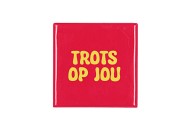 TILE TROTS OP JOU FUCHSIA 10X10X1CM