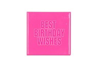 TILE BEST BIRTHDAY WISHES PINK 10X10X1CM