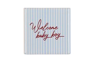 TILE WELCOME BABY BOY LIGHT BLUE 10X10X1CM