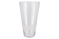 GLASS COLDCUT CONICAL 25X45CM