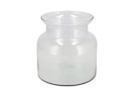 GLASS MILK CARTON 19X19CM