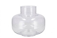 FILOU TRANSPARENT VASE NECK 30X25CM