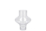 FILOU TRANSPARENT VASE SPHERE 22X25CM