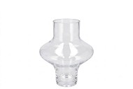 FILOU TRANSPARENT VASE SPHERE 28X32CM