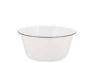ZINC BASIC WHITE BOWL 19X9CM