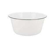 ZINC BASIC WHITE BOWL 22X10CM