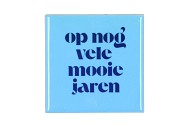 TILE OP NOG VELE MOOIE JAREN BLUE 10X10X1CM