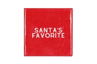 TILE SANTA`S FAVORITE RED 10X10X1CM