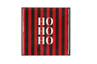 TILE HO HO HO RED 10X10X1CM