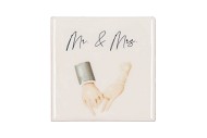 TILE MR & MS WHITE 10X10X1CM