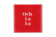 TILE OEH LA LA RED 10X10X1CM