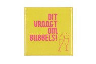 TILE DIT VRAAGT OM BUBBELS YELLOW 10X10X1CM