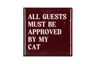 TILE ALL GUESTS MUST BE BROWN 10X10X1CM