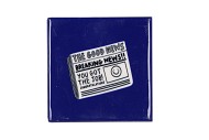 TILE NEWS PAPER BLUE 10X10X1CM