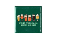 TILE BEAUTY COMES IN ALL SHAPES GREEN 10X10X1CM