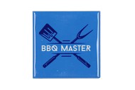 TILE BBQ MASTER BLUE 10X10X1CM