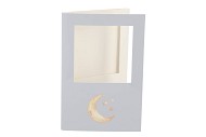 GIFT TILE CARD MOON BLUE 21X14X1CM