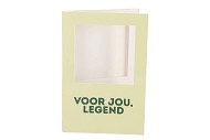 GIFT TILE CARD VOOR JOU, LEGEND YELLOW 21X14X1CM