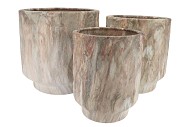 MONTY SAND POT TALL S/3 41X40/24X37/27X33M