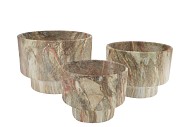 MONTY SAND POT OVAL S/3 31X23/26X20/21X16M