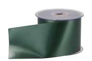 RUBAN DEUIL SOIE ORDINATEUR VERT FONCÉ 7CM  50 MÈTRES
