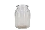 GLASS BASIC CLEAR TARRO 15X15X20CM